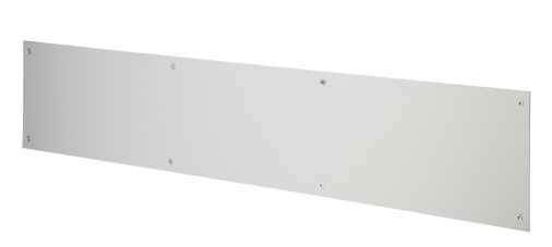 Black Anodized Aluminum Kickplates - 6 X 42 Inch Door Protection Plates